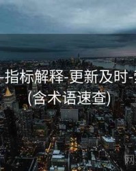 118图库-指标解释-更新及时-索引中心(含术语速查)